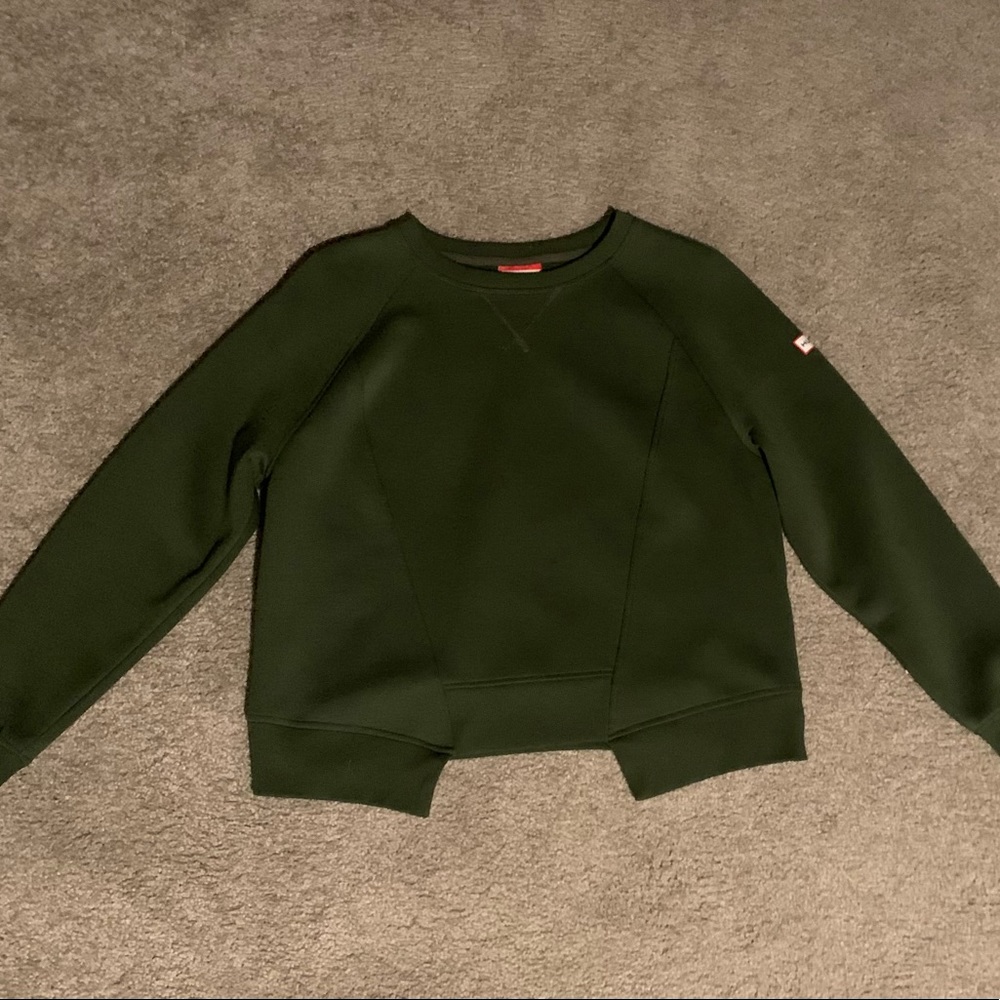 Hunter crew neck in dark green